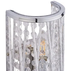 Marissa Chrome & Crystal Wall Light