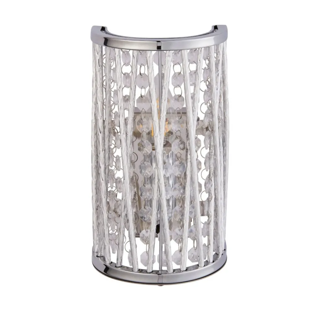 Marissa Chrome & Crystal Wall Light