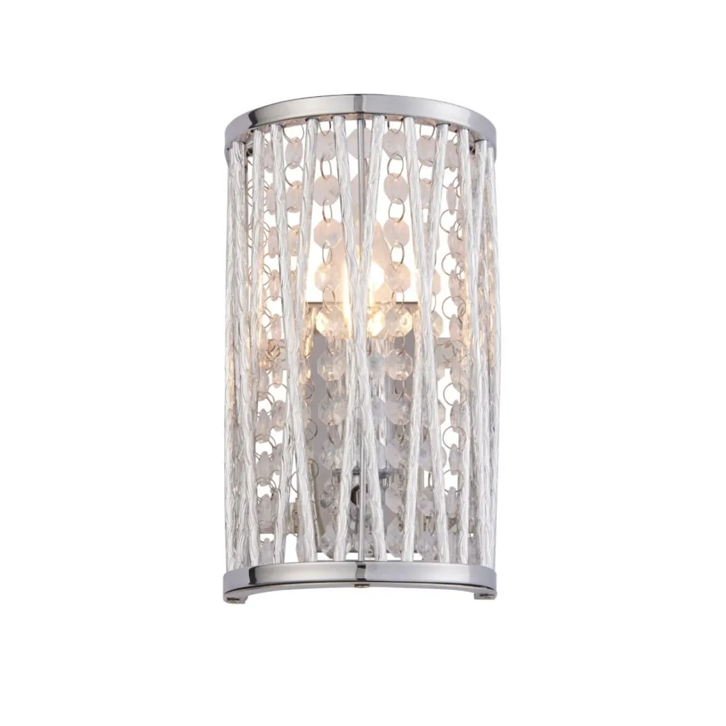 Marissa Chrome & Crystal Wall Light