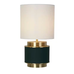 Marriot Green & Antique Brass Table Lamp