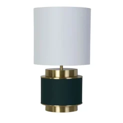 Marriot Green & Antique Brass Table Lamp