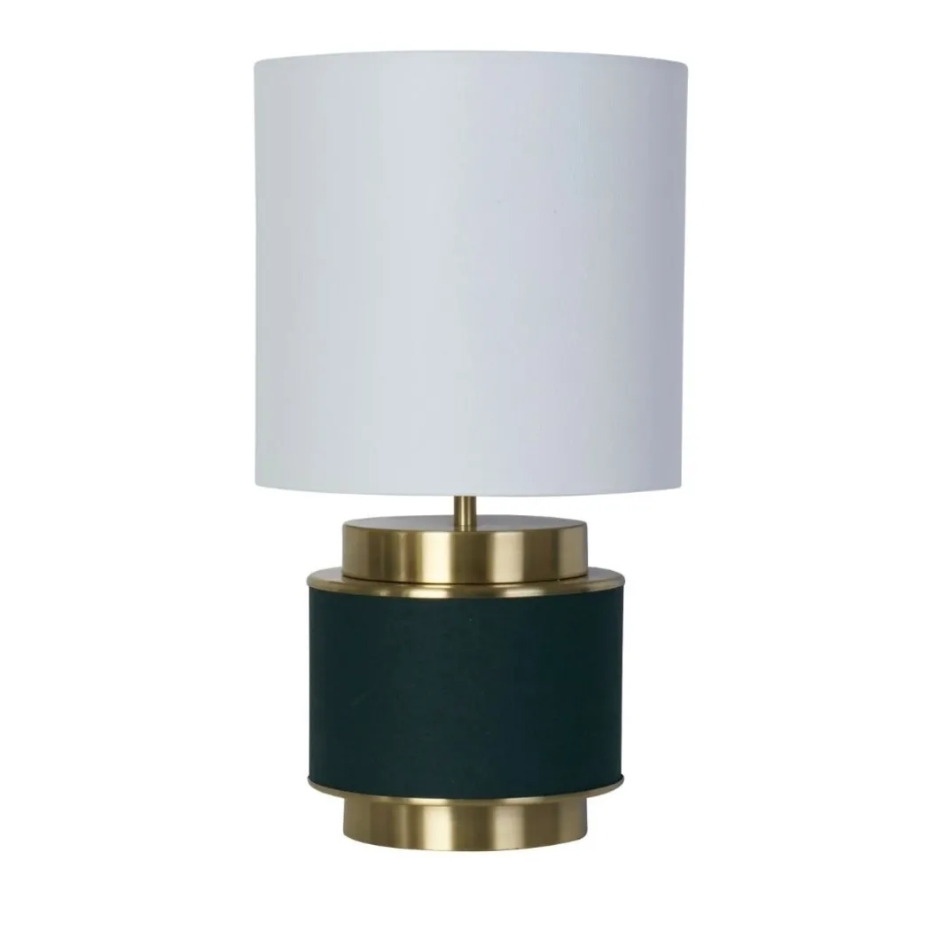 Marriot Green & Antique Brass Table Lamp