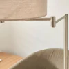 Marston Satin Nickel Floor Lamp