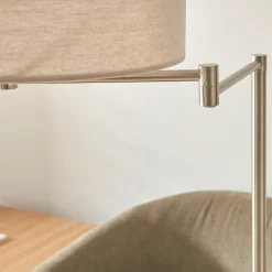 Marston Satin Nickel Floor Lamp