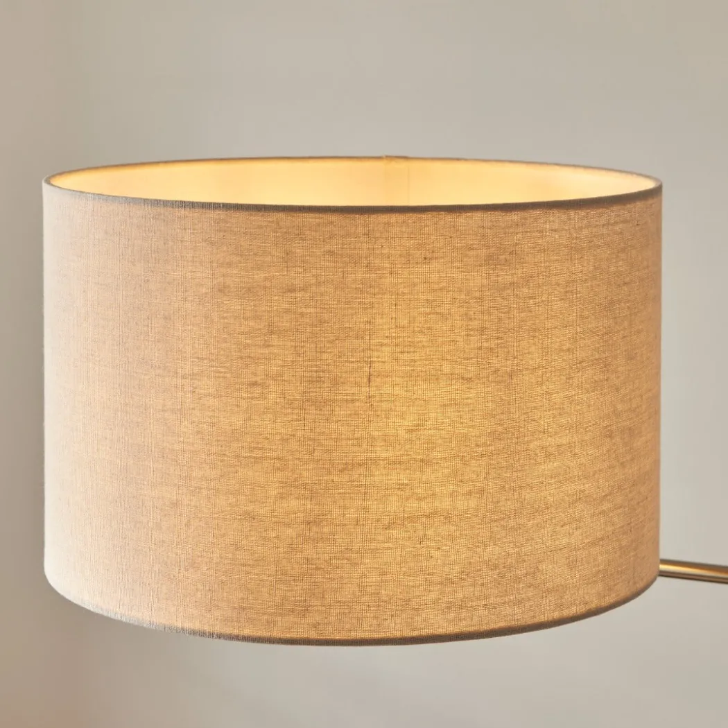 Marston Satin Nickel Floor Lamp