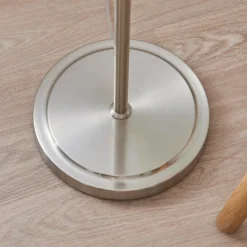 Marston Satin Nickel Floor Lamp