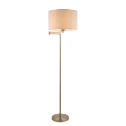 Marston Satin Nickel Floor Lamp