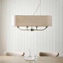 Marston Satin Nickel Pendant