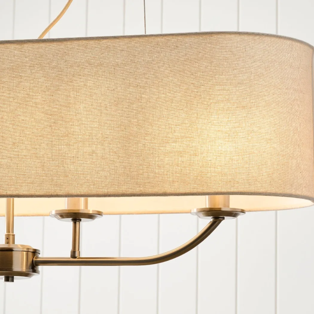 Marston Satin Nickel Pendant