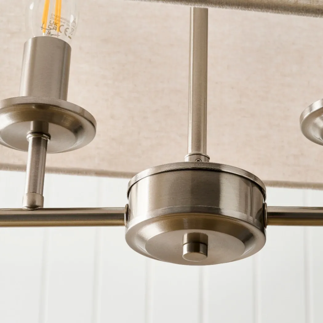 Marston Satin Nickel Pendant