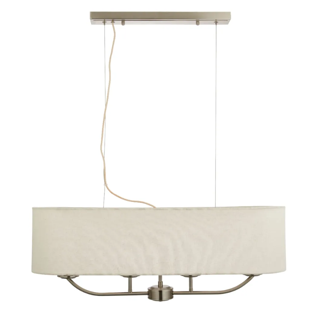 Marston Satin Nickel Pendant
