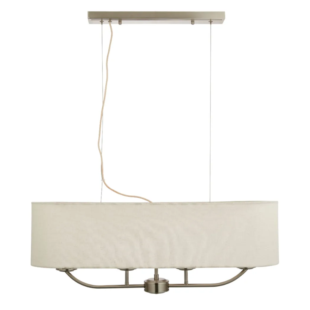 Marston Satin Nickel Pendant