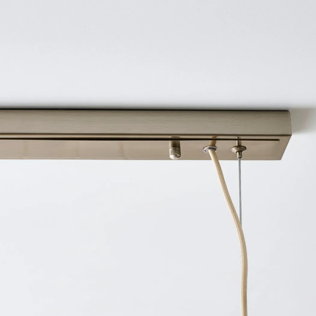Marston Satin Nickel Pendant