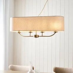 Marston Satin Nickel Pendant