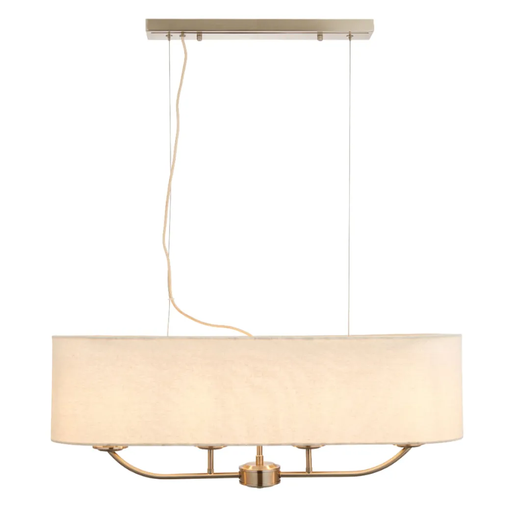 Marston Satin Nickel Pendant