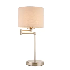 Marston Satin Nickel Table Lamp