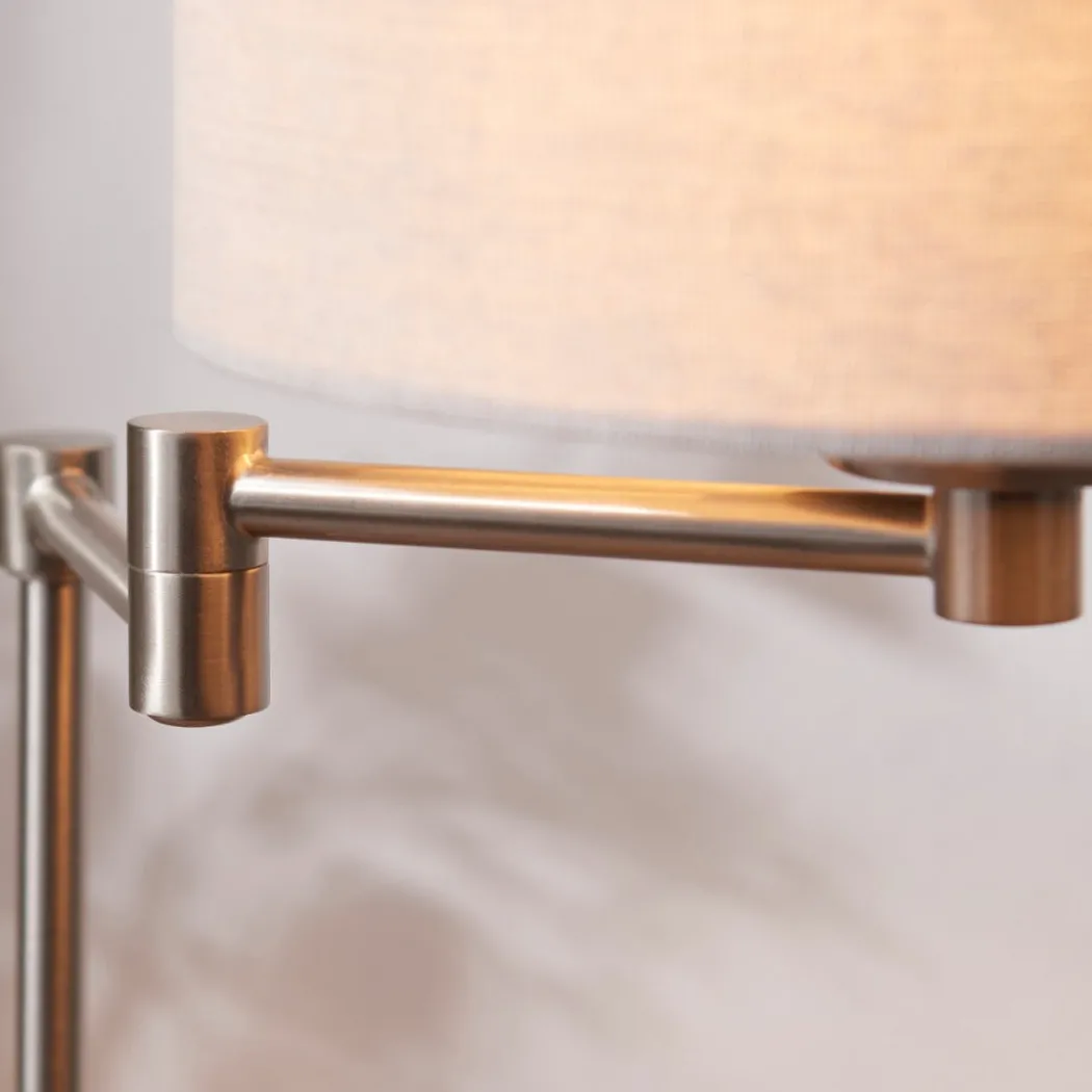 Marston Satin Nickel Table Lamp