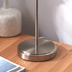 Marston Satin Nickel Table Lamp