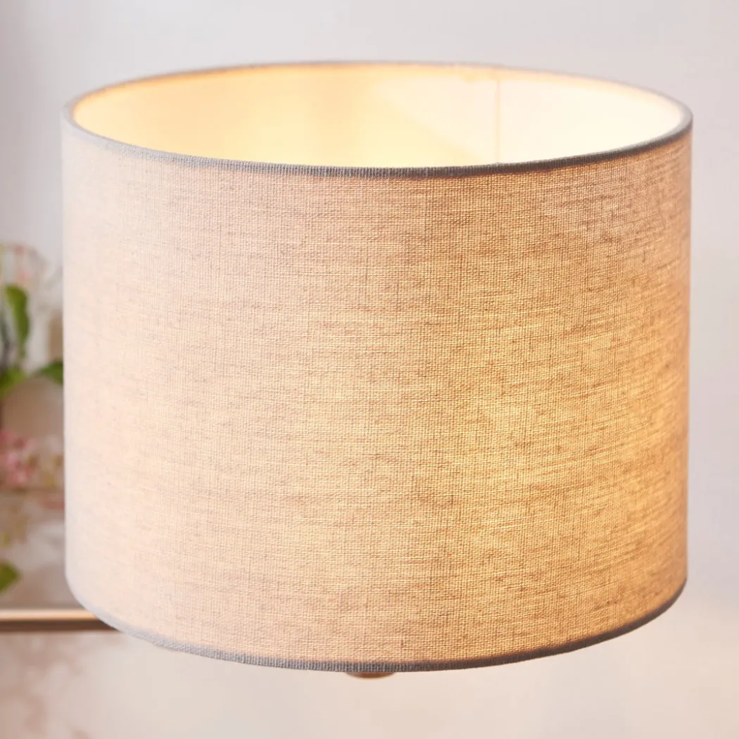 Marston Satin Nickel Table Lamp