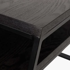 Mashiko Black Ash Veneer Duo Coffee Tables