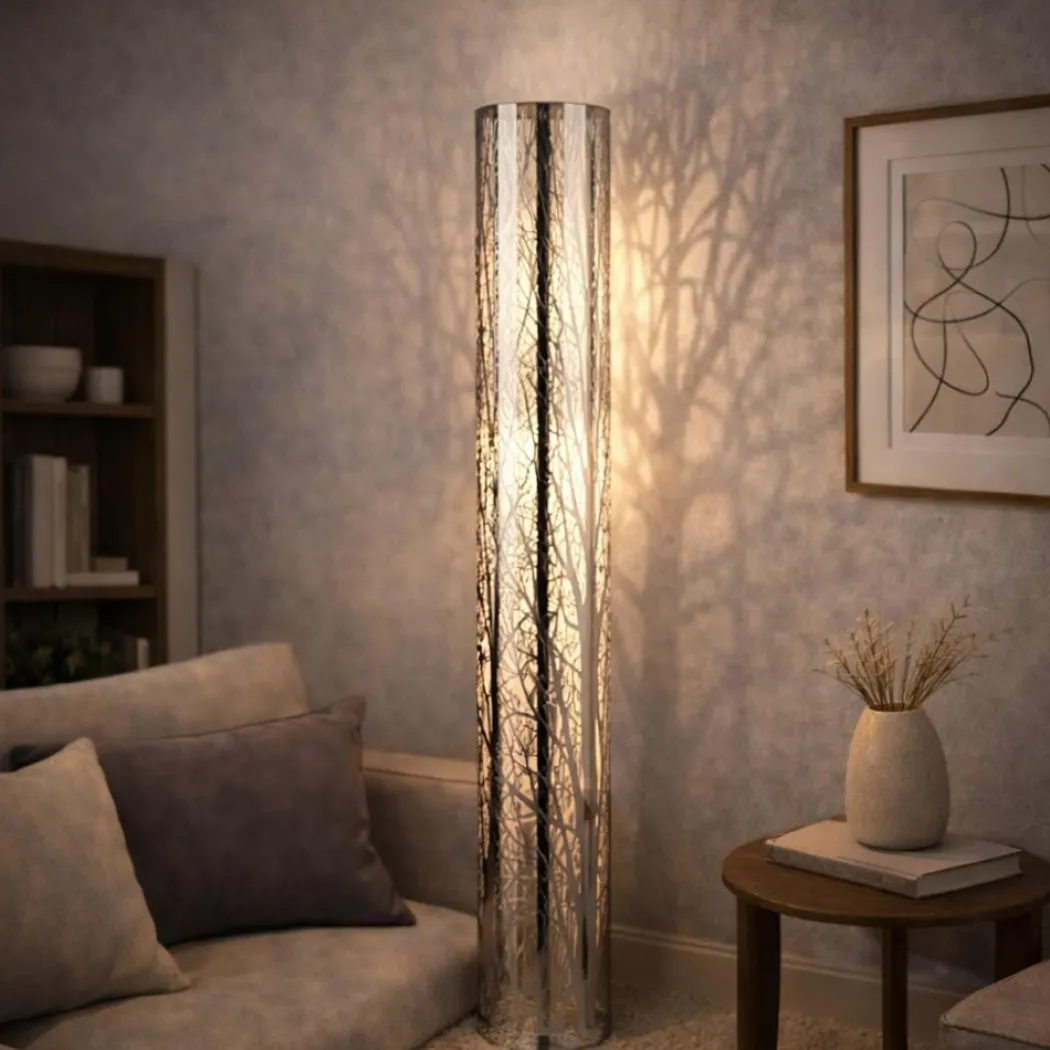 Mason 2 Light Polished Chrome Floor Lamp