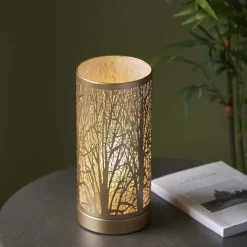 Mason Antique Brass Touch Table Lamp