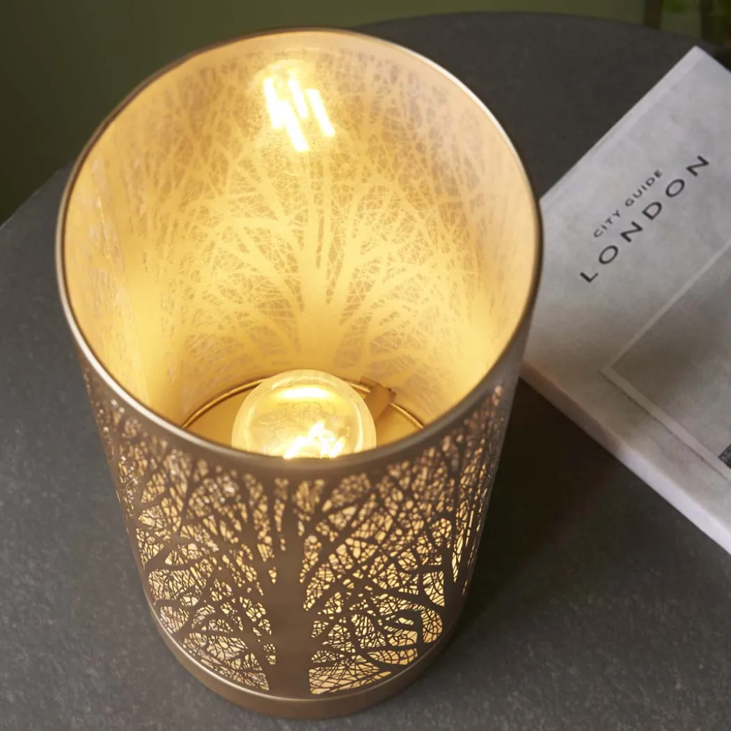 Mason Antique Brass Touch Table Lamp