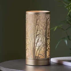 Mason Antique Brass Touch Table Lamp