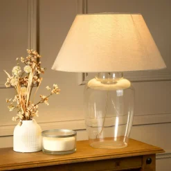 Maxwell Glass Table Lamp