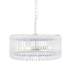May 3-Light Chrome Ceiling Pendant