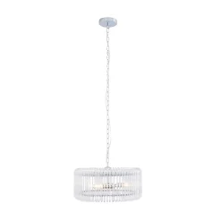 May 3-Light Chrome Ceiling Pendant