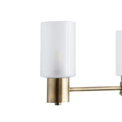 Maya 3-Light Antique Brass Semi-Flush Ceiling Light
