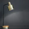 Mayfield Antique Brass & Black Desk Table Lamp