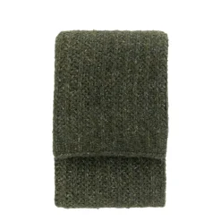 Melange Knit Throw Khaki