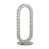 Mendoza Chrome and Clear Glass LED Table Lamp