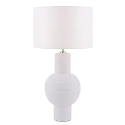 Meredith White Ceramic Table Lamp