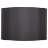 Metallic 40cm Black Silk Light Shade with Gold Card Lining