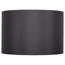 Metallic 40cm Black Silk Light Shade with Gold Card Lining