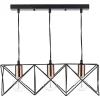 Midi 3 Light Bar Pendant Black