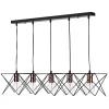 Midi 5 Light Bar Pendant Black