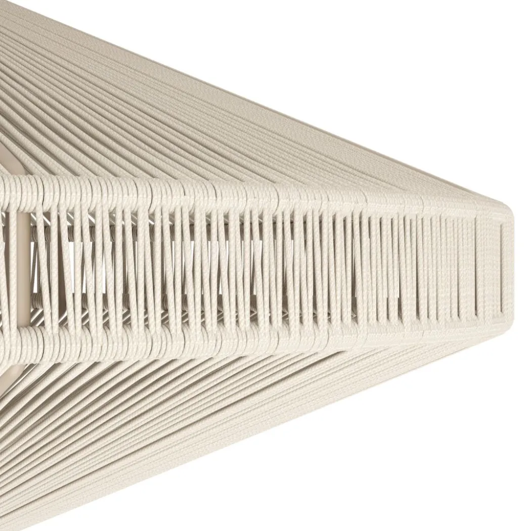 Midsumer Cream & Black Flush Ceiling Light