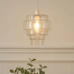 Mira Clear Glass Easy-Fit Pendant