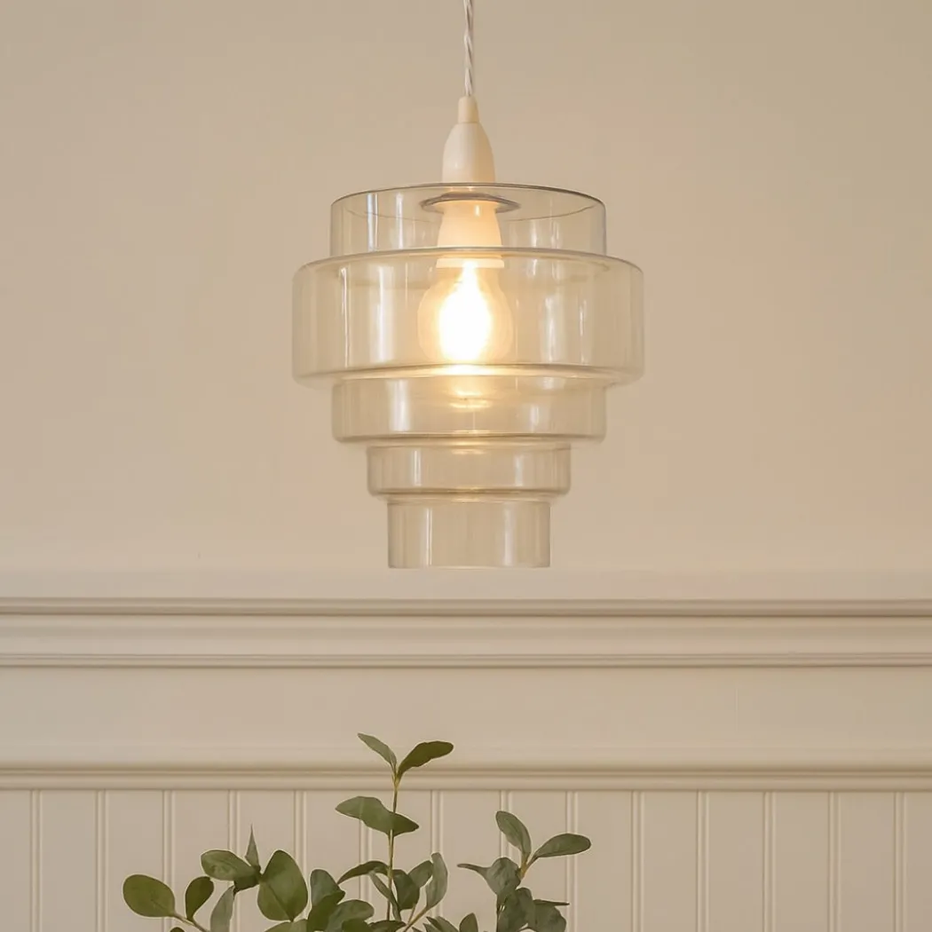 Mira Clear Glass Easy-Fit Pendant