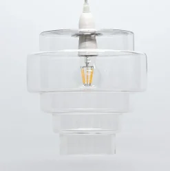 Mira Clear Glass Easy-Fit Pendant