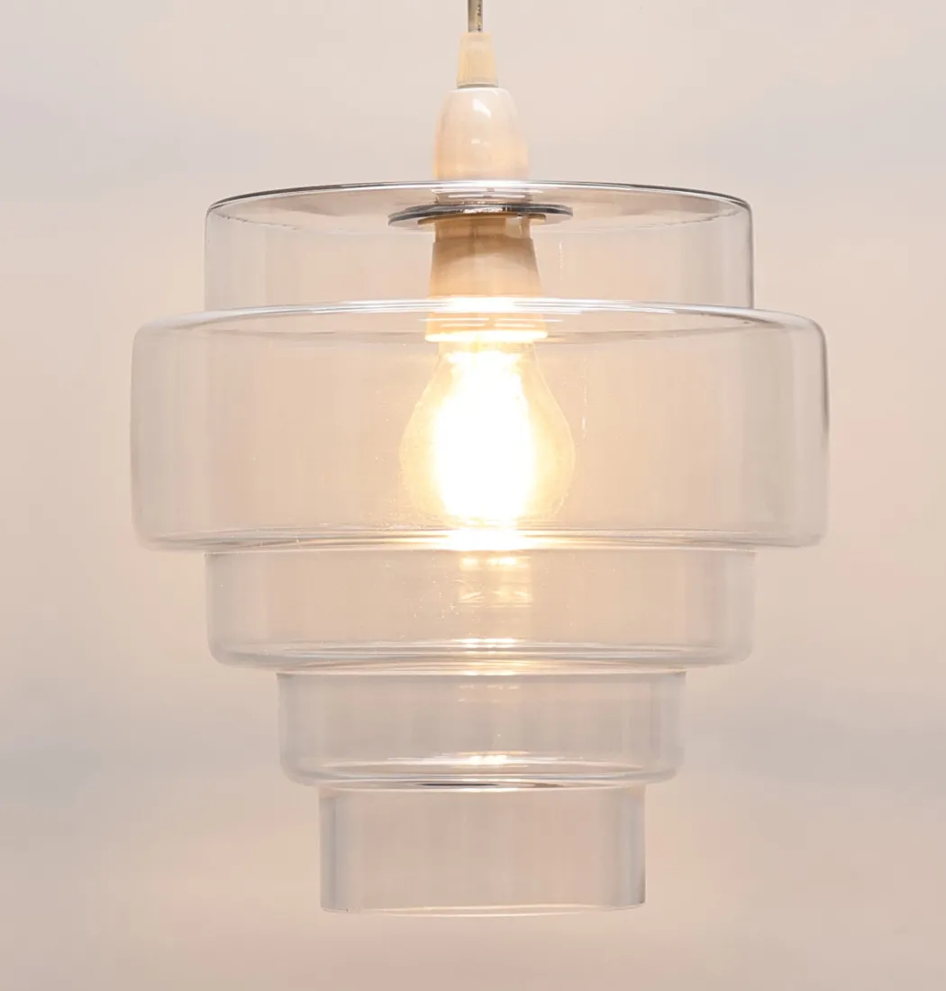 Mira Clear Glass Easy-Fit Pendant