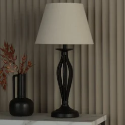 Miranda Black Table Lamp