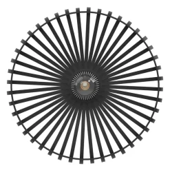 Mogano Large Black Flush Ceiling Light