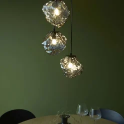Molten 5 Light Smokey Ceiling Light Pendant