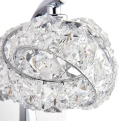 Monaco 1 Light Crystal Wall Light