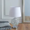 Monaco Chrome and Glass Table Lamp